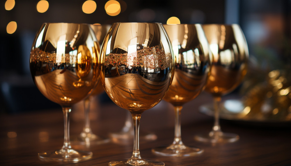 Why buy a gold wine glass?